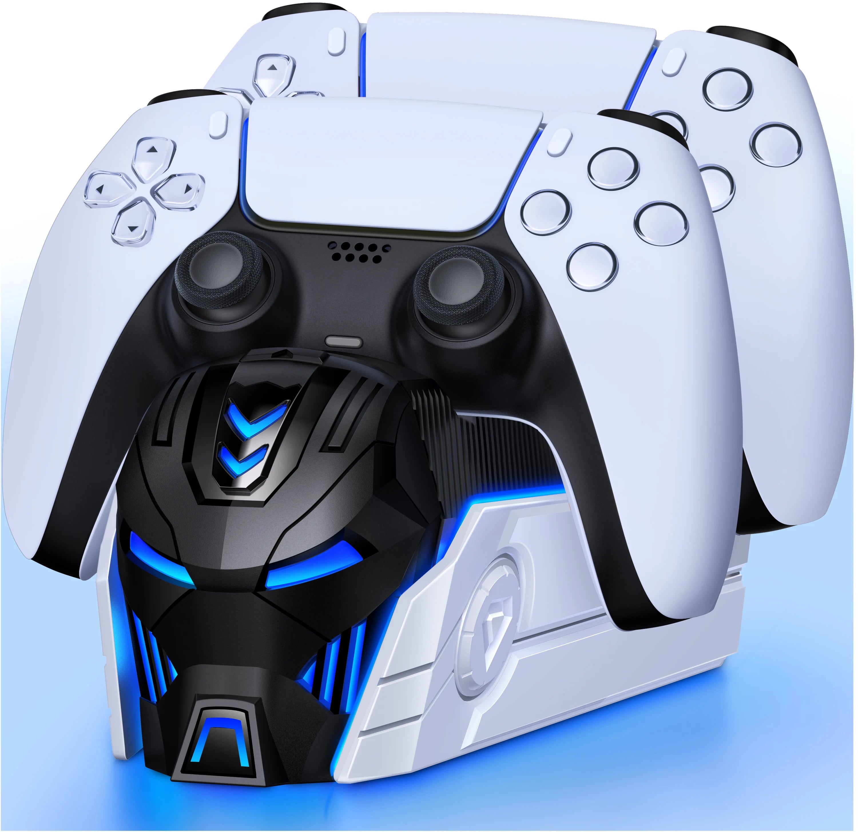 RGB Controller Charging Station for PS5 Dual Fast Charger RGB Indicator Charging Stand Docking Station for PS5 Gamepad